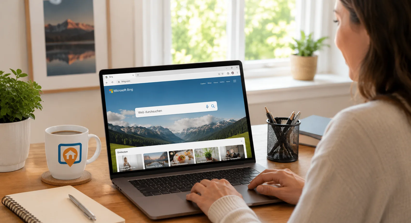 Bing - Die Microsoft-Suchmaschine als Startseite