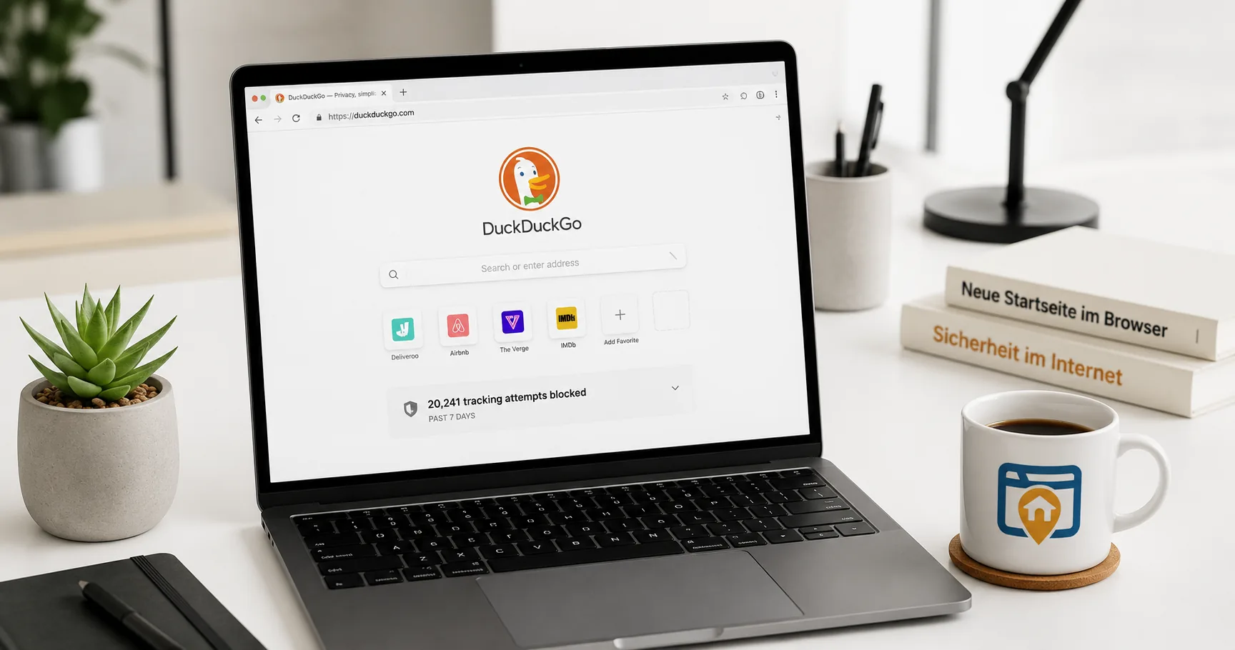 DuckDuckGo - Die private Suchmaschine als Startseite