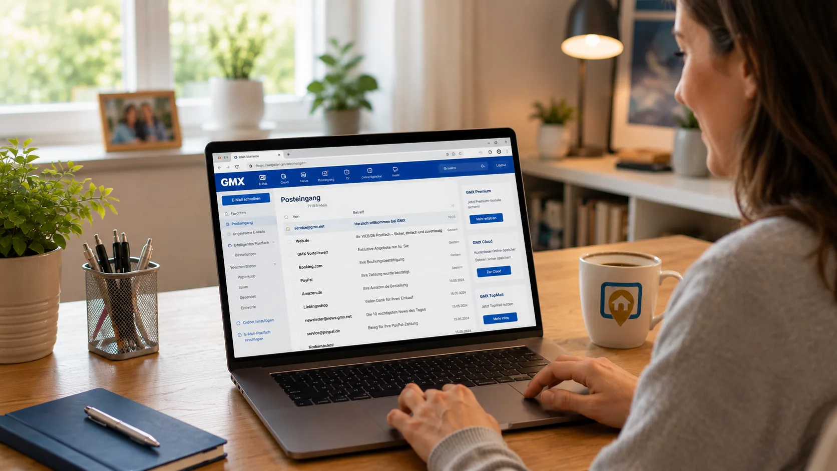 GMX - FreeMail und Nachrichten als Startseite