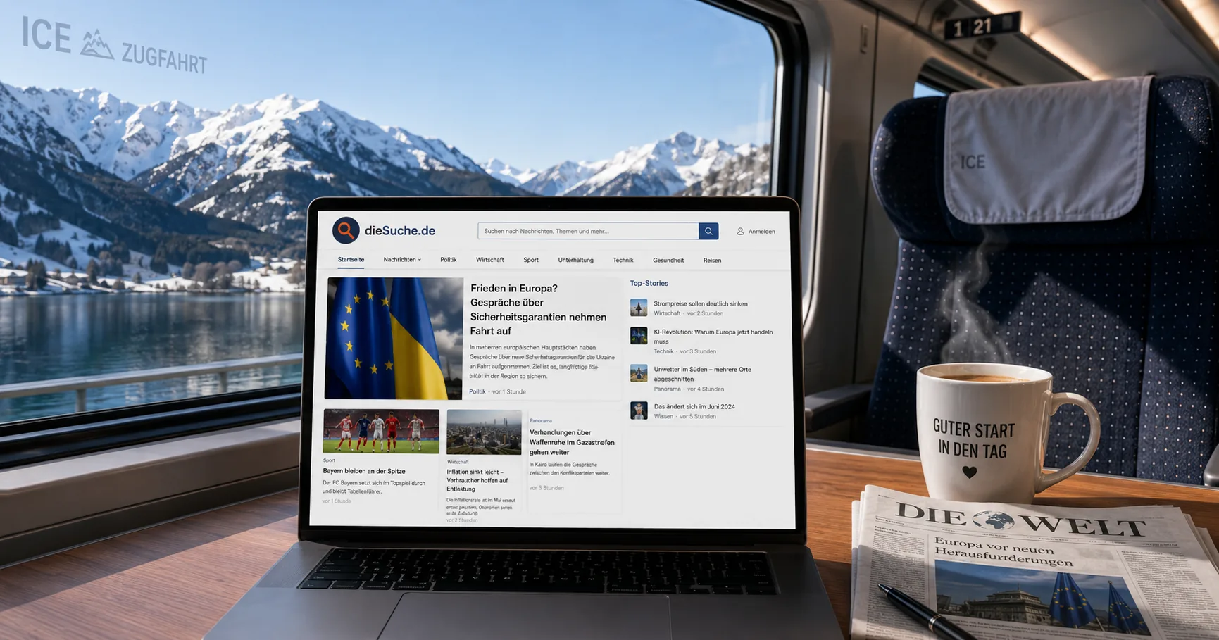 MSN - Das Microsoft-Nachrichtenportal als Startseite