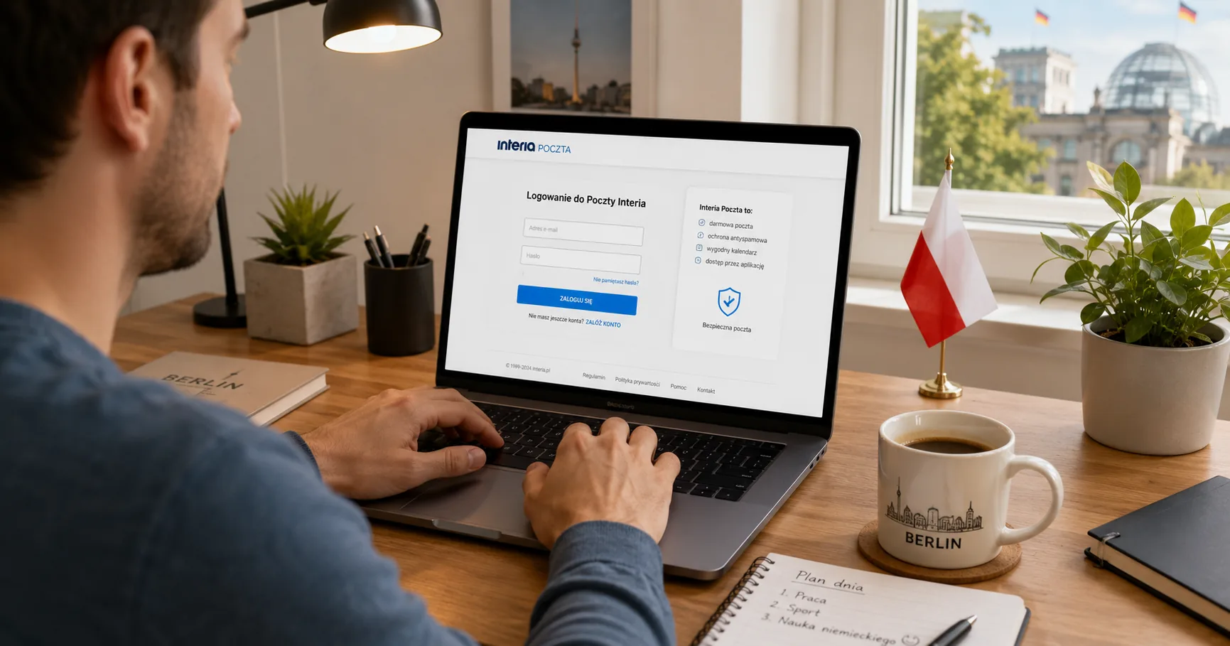 Polnische Webmail-Dienste - WP Poczta, O2 und Interia als Browser-Startseite