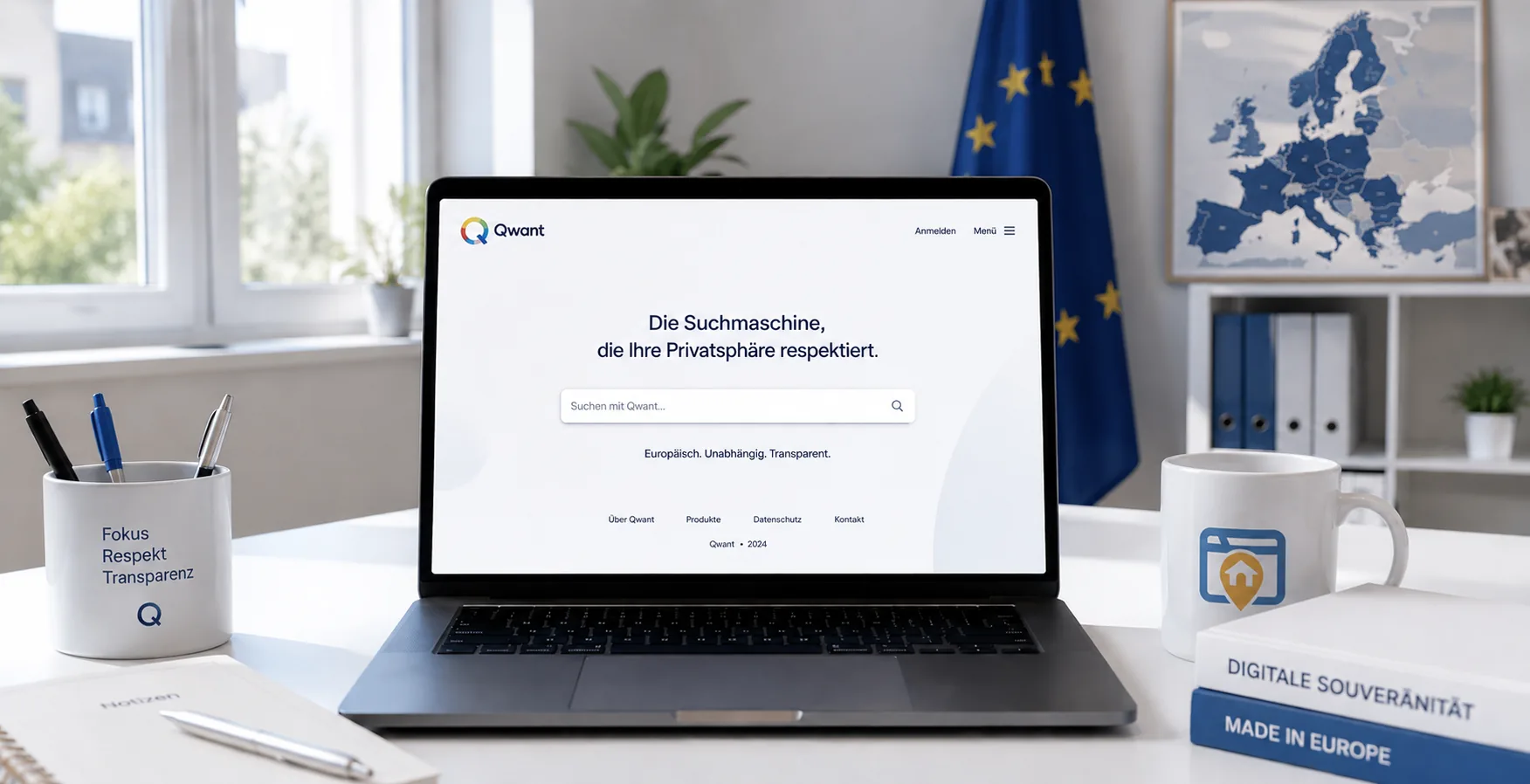 Qwant - europäische Suchmaschine als Browser-Startseite