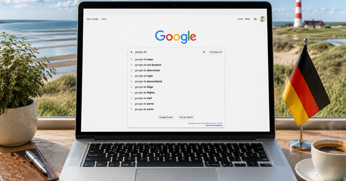 Google.de - Die deutsche Google-Suche als Startseite