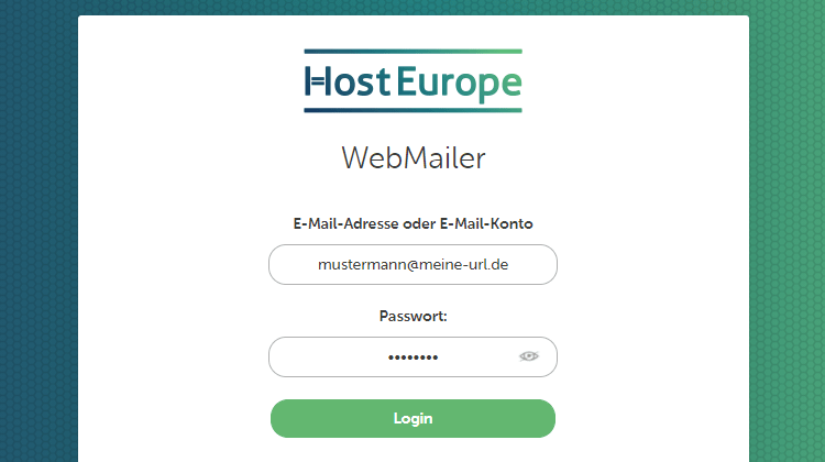Hosteurope Webmailer Login