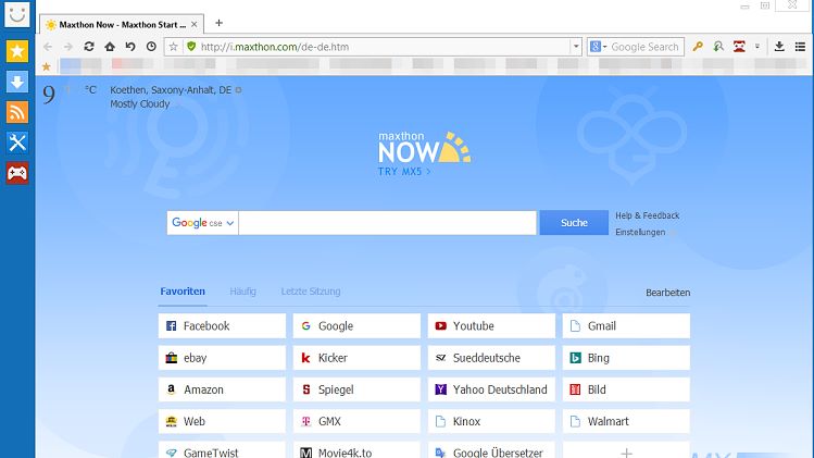 Internet Browser - Maxthon Cloud Browser
