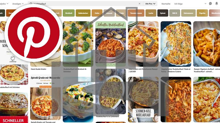 Pinterest Startseite